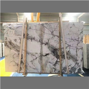 Invisible Grey Marble Slabs for Wall Cladding