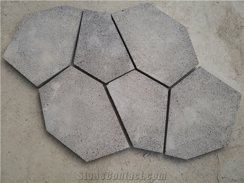Multicolor Slate Flagstone on Mesh