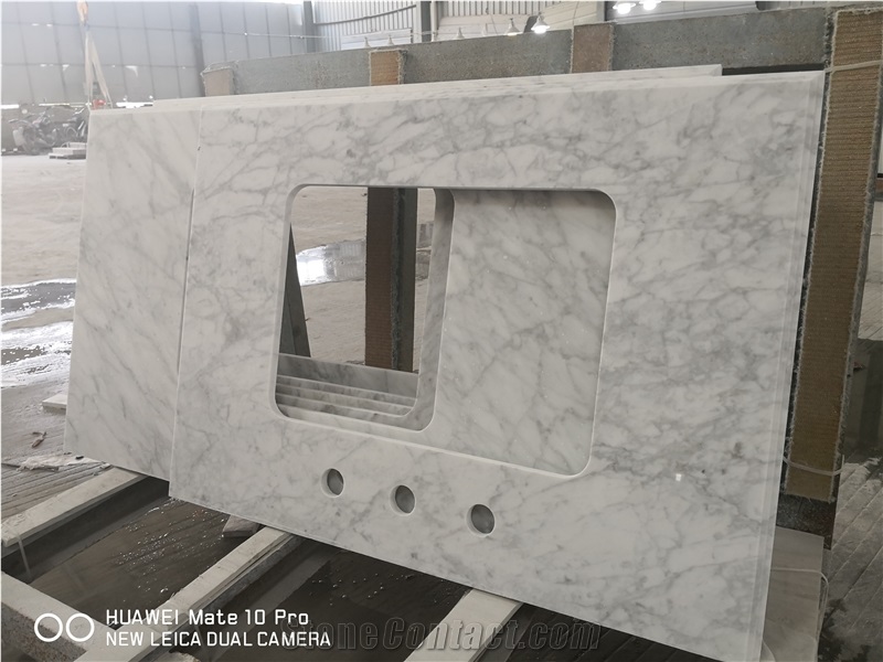 White Marble Countertop,Desk Top