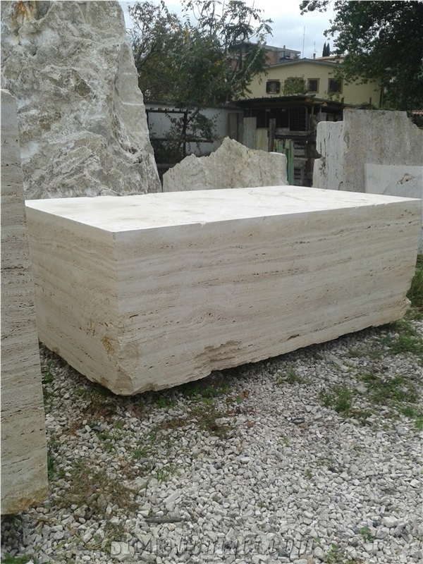 Paglierino Travertino Classico Blocks