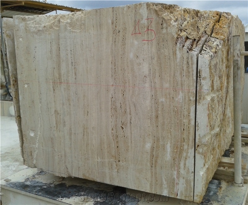 Paglierino Travertino Classico Blocks