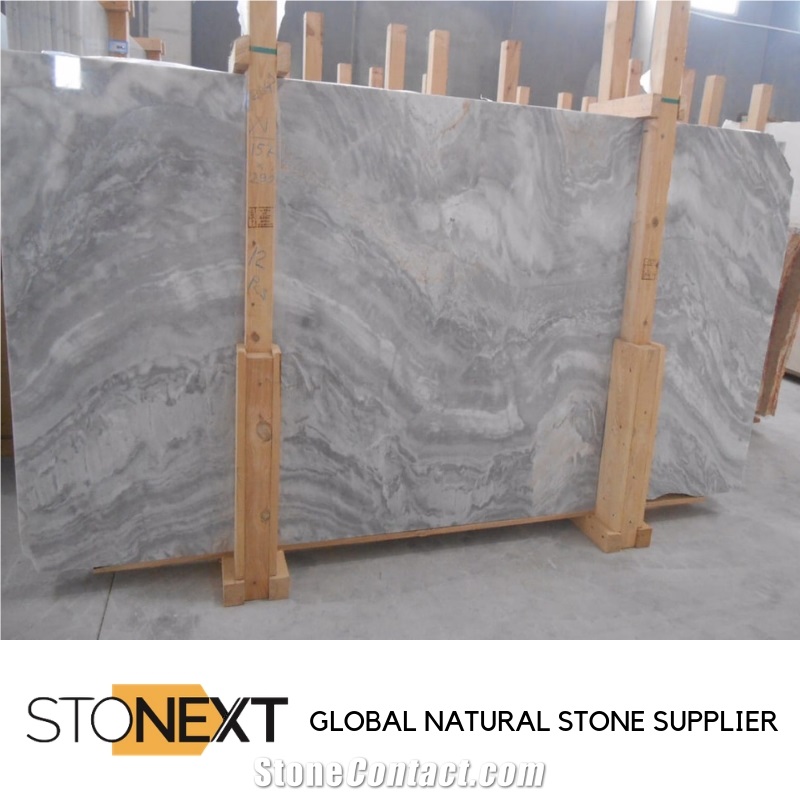 Nebula Grey Marble Slabs