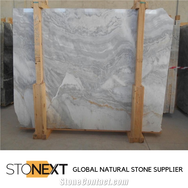 Nebula Grey Marble Slabs