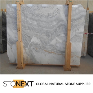 Nebula Grey Marble Slabs