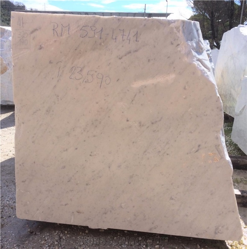 White Carrara C Marble Blocks