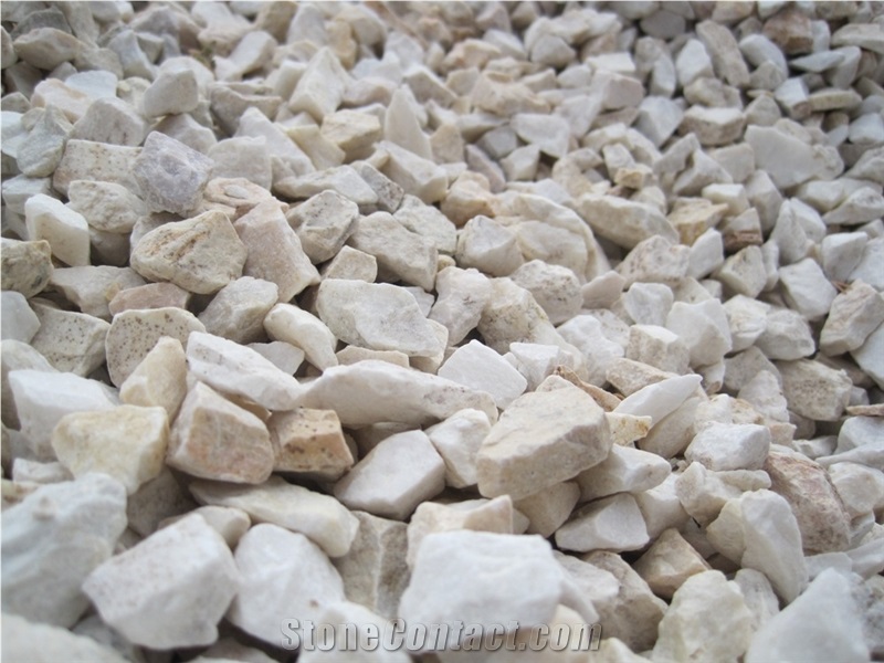 White Marble Poland, Not Clear White Crushed Stone
