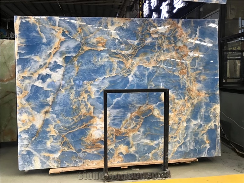 Antofagasta Azul Salta Extra Blue Onyx Slabs Price