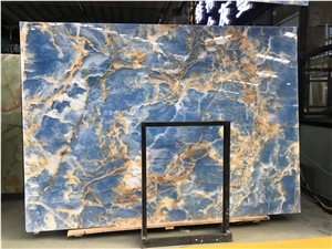 Antofagasta Azul Salta Extra Blue Onyx Slabs Price