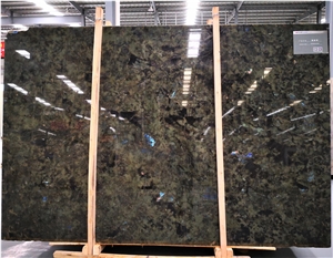 Aphrodite Labradorite Green Blue Granite Slab