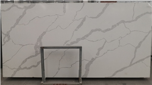Artificial Calacatta White Quartz Stone Slab Price