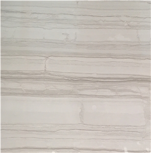 Athens Wood Grain Silver Marble Slabs Floor Tiles