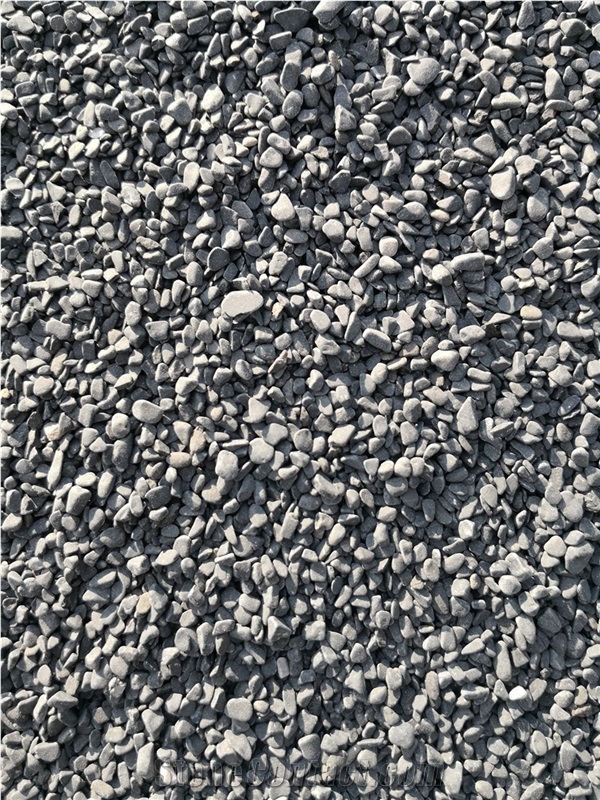 Black Tumble Gravel Pebble Wash Stone Aggregates