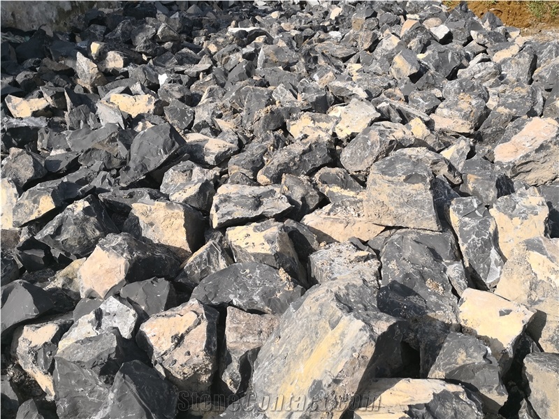 Black Tumble Gravel Pebble Wash Stone Aggregates