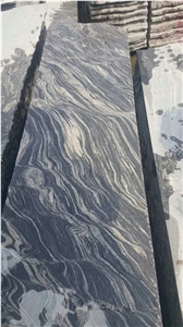 China Colombo Juparana Black Granite Slabs Tiles