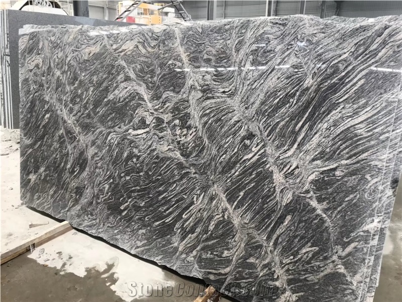 China Juparana Wave Red Granite Slabs Floor Tiles