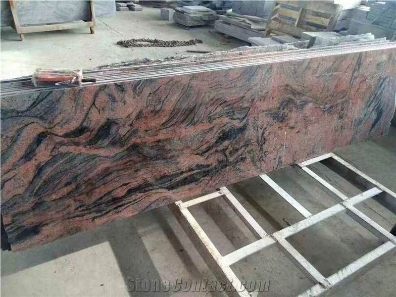 China Symphony Multicolor Red Granite Floor Tiles