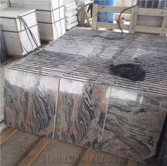 Chinese Multicolor Red Granite Wall Floor Tiles