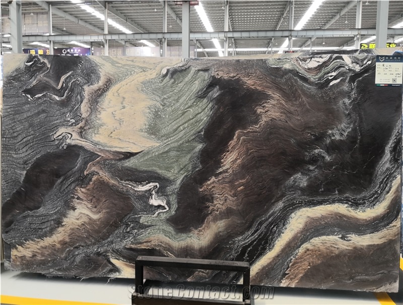 Cipollino Ondulato Rosso Marble Slabs Floor Tiles