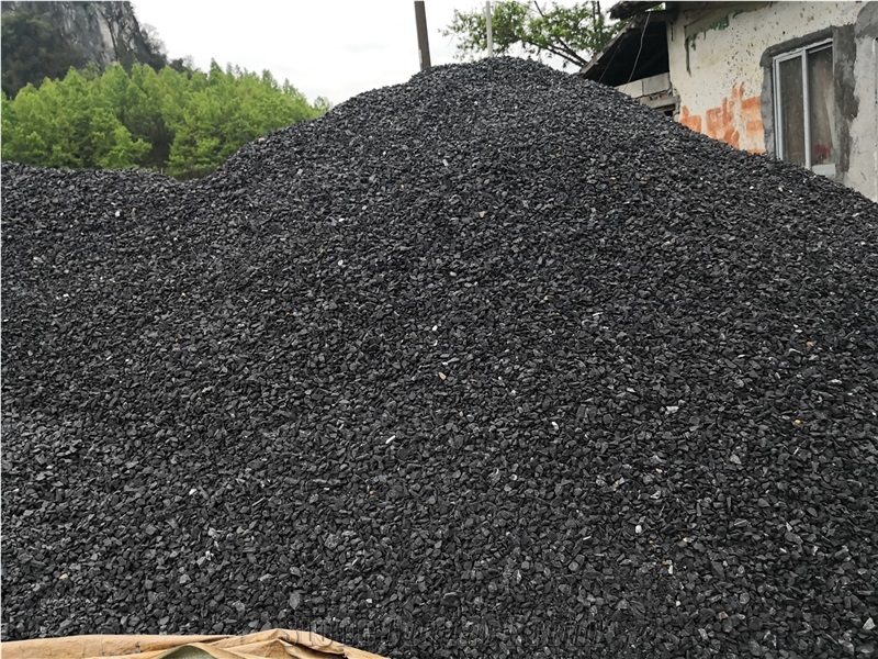 Crushed Black Gravel,Black Aggregate,Black Rubble