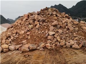 Crushed Red Rubble Aggregates for Landscaping Crushed Red Rubble Aggregates for Landscaping