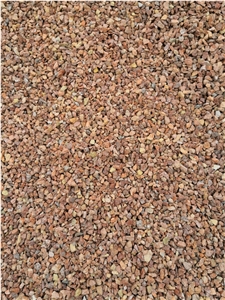 Crushed Red Rubble Aggregates for Landscaping