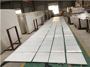 Greece Sivec Bianco White Marble Slabs Floor Tiles