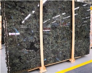 Labradorite Blue Emerald Green Granite Slab Price