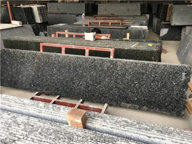 Lundhs Ocean Blue Pearl Granite Slabs Floor Tiles