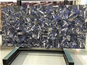 Luxury Blue Semiprecious Gemstone Slabs Price