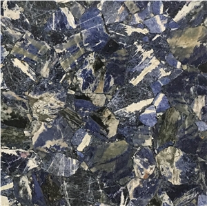 Luxury Blue Semiprecious Gemstone Slabs Price