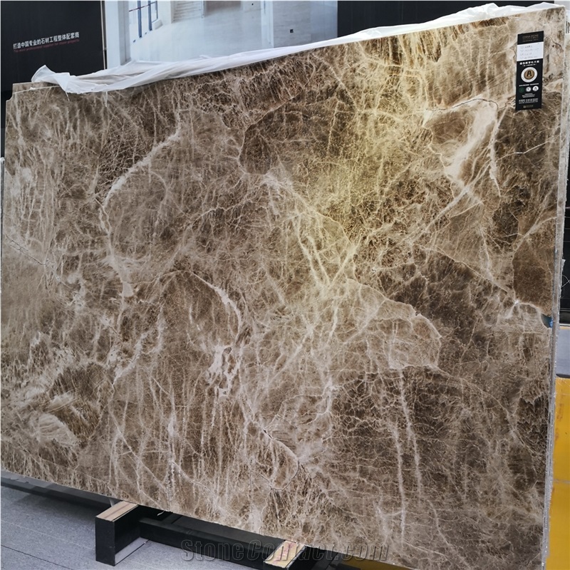 Luxury China Ice Brown Onyx Slabs Price