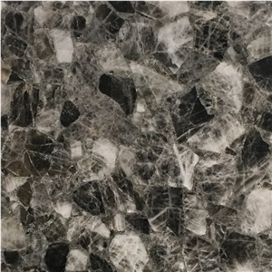 Luxury Grey Malachite Semiprecious Gemstone Slabs