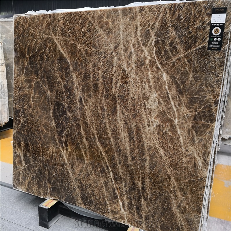 Luxury Iran Persian Golden Brown Onyx Slabs Price