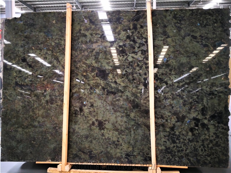 Luxury Labradorite River Blue Granite Slab Price
