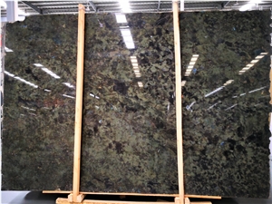 Luxury Labradorite River Blue Granite Slab Price