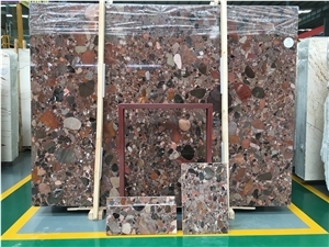 Luxury Polished Colorful Red Granite Slabs Price