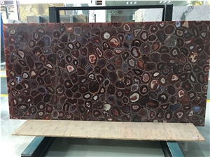 Luxury Red Agate Semiprecious Gemstone Slabs Price