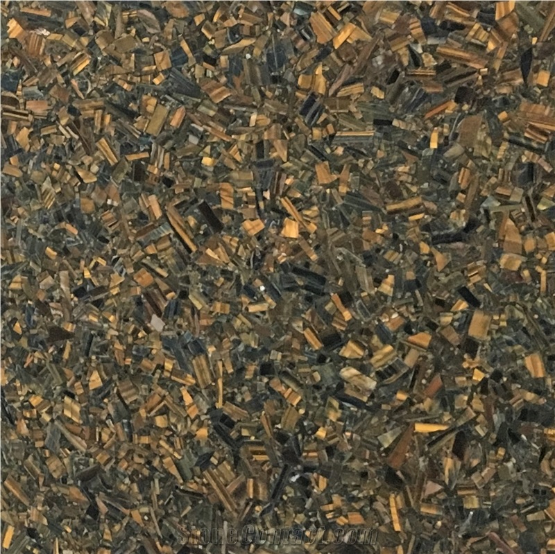 Luxury Yellow Tiger Eye Precious Stone Slabs