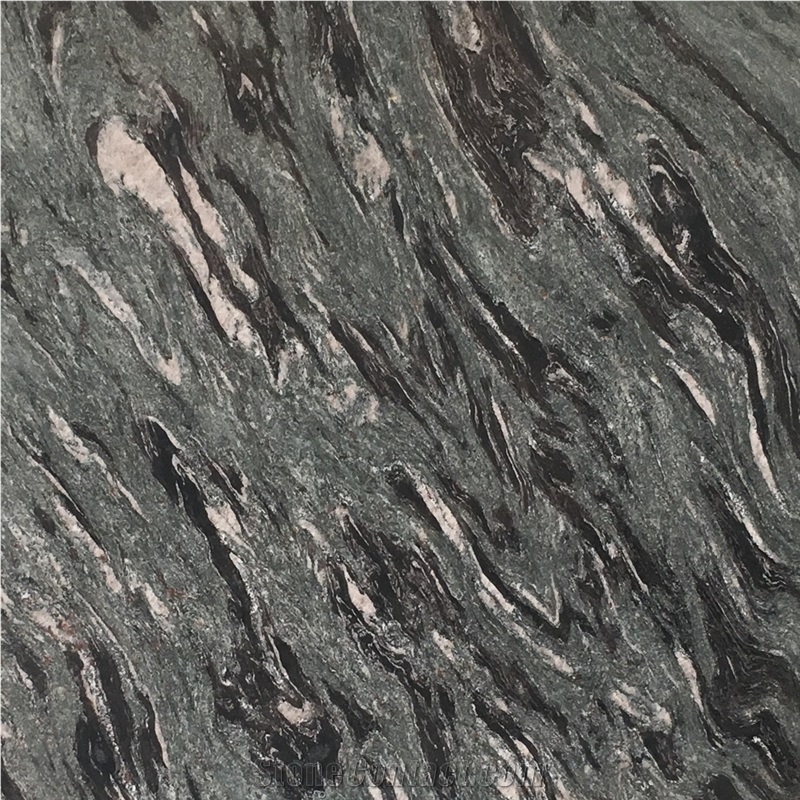 Norway Barentz Wave Green Granite Slabs Price