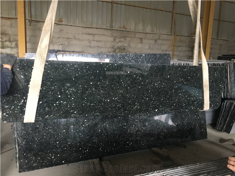 Norway Labrador Black Emerald Granite Slabs Price