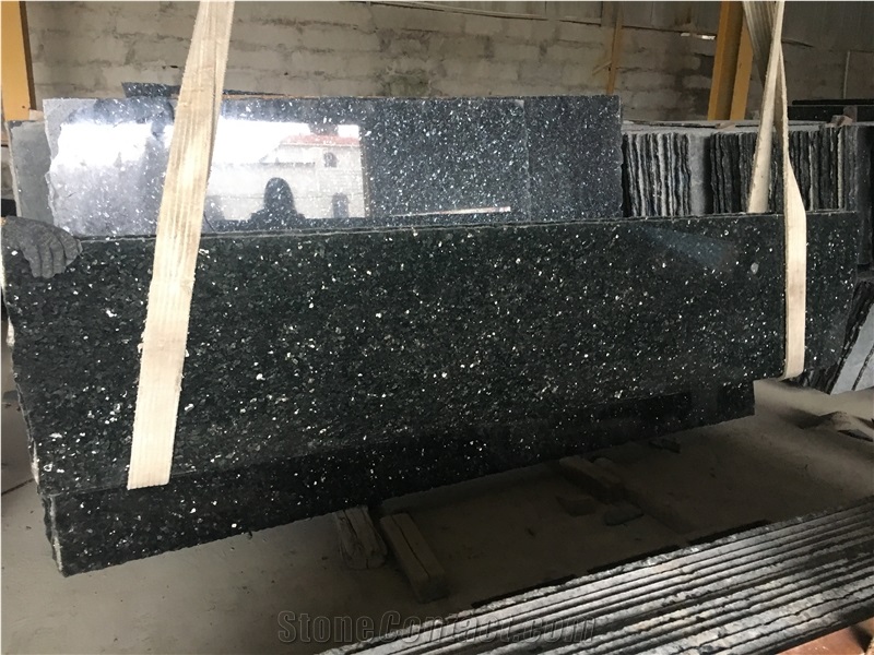 Norway Labrador Black Emerald Granite Slabs Price