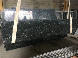 Norway Labrador Black Emerald Granite Slabs Price