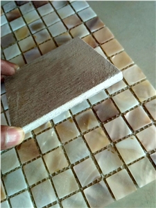 Polished Backsplash Composite Pearl Shell Mosaic