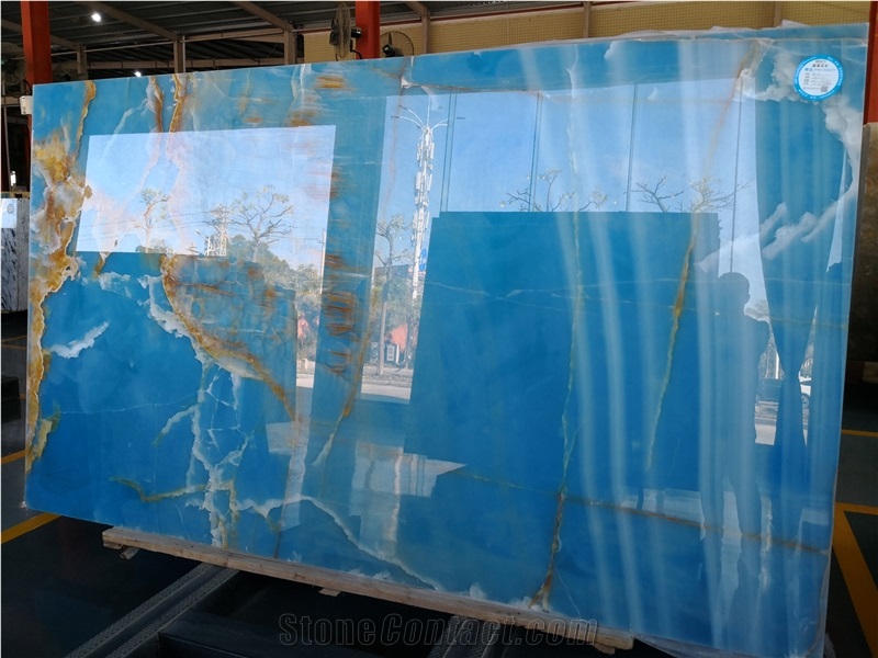 Polished Natural Iran Dream Ocean Onyx Slabs Price