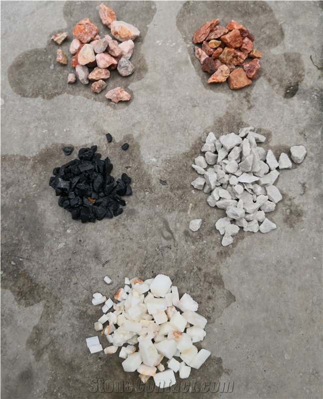 Sale Crushed Black Aggregate Stone for Landscaping