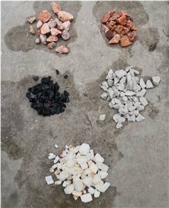 Sale Crushed Black Aggregate Stone for Landscaping