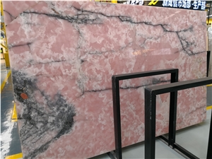 Sapphire Pink Onyx Stone Slab Price