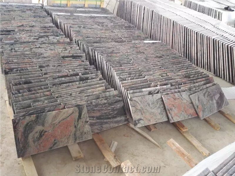 Volcano Red Granite Walling Flooring Tiles