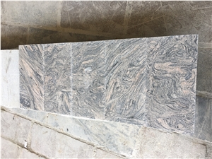 Wave Washed Sand Grey Granite Slabs Floor Tiles
