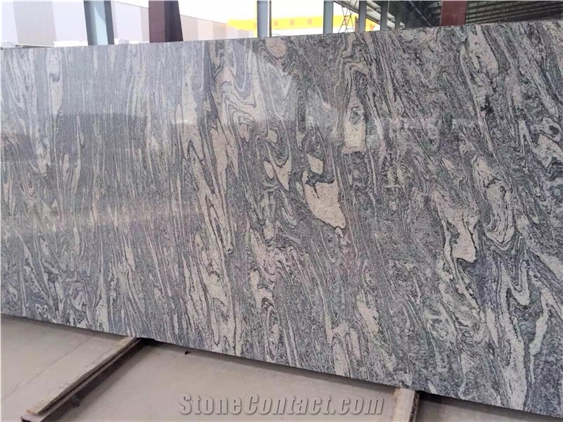 Wave Washed Sand Grey Granite Slabs Floor Tiles